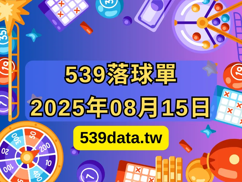 2025年08月15日-539落球單